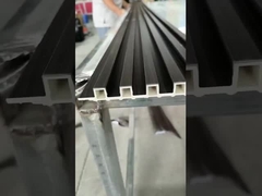 WPC গ্রিল ওয়াল প্যানেল স্ল্যাট 3D ওয়াল প্যানেল জলরোধী পিভিসি ফ্লুটেড প্যানেল