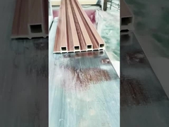 WPC প্রাচীর প্যানেল অভ্যন্তর প্রাচীর আলংকারিক জনপ্রিয় প্রাচীর cladding কাঠের রঙ