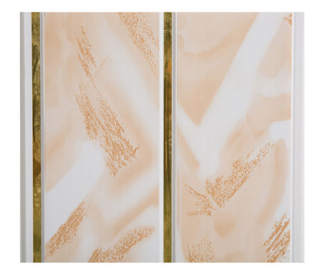 বাথরুম ক্ল্যাডিং 250mm জন্য ওয়াইড গোল্ডেন লাইন ওয়াটারপ্রুফ ওয়াল প্যানেল