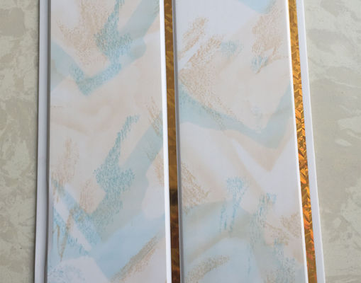 বাথরুমে জন্য জলরোধী বোর্ড / জলরোধী বাথরুম গোল্ডেন লাইন সঙ্গে ছাদ প্যানেলস