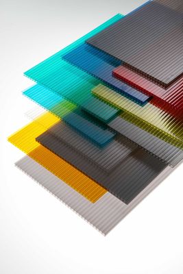 এসজিএস অনুমোদিত 6mm Polycarbonate প্যানেলস, লেক্সন Polycarbonate পত্রক UV সুরক্ষা