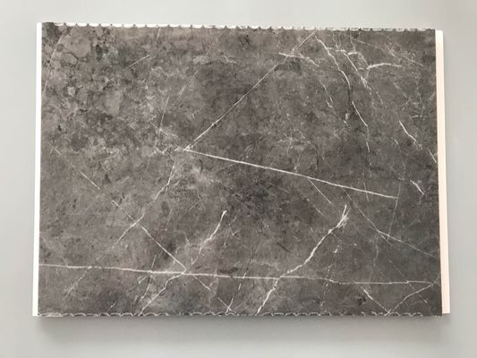 উচ্চ প্রভাব প্রতিরোধী পিভিসি গ্যারেজ ওয়াল প্যানেল ইনডোর সজ্জা জন্য মার্বেল রঙ বাঁশ ফাইবার ওয়াল প্যানেল