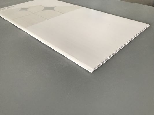 আর্দ্রতা প্রতিরোধী পিভিসি সজ্জিত দেয়াল সিলিং প্যানেল / সজ্জিত দেয়াল আচ্ছাদন প্যানেল 30 সেমি প্রস্থ পিভিসি সিলিং