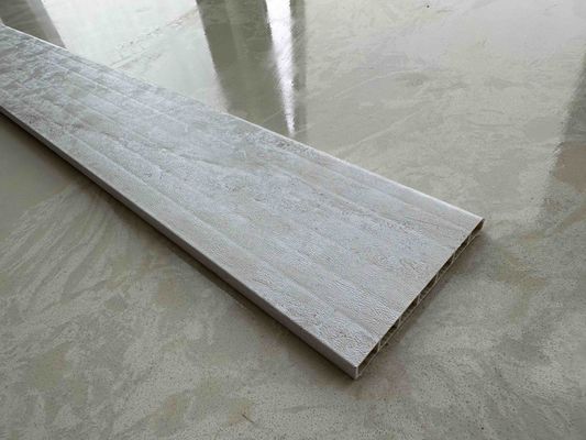 Floor Edge Protection Pvc Flexible Skirting Board Fireproof 10mm Thickness