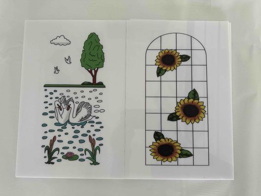 রঙিন পলিস্টারিন প্লাস্টিকের শীট সজ্জিত দরজা পার্টিশন প্যানেল প্লাস্টিকের দরজা প্যানেল সজ্জিত মুদ্রণ পিএস শীট