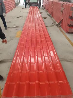 1050mm Width Plastic Wavy Roofing ASA Pvc Roof Tiles UV Resistant UPVC Roofing Sheets